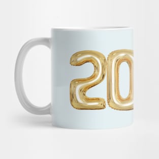 2023 Year Gold Foil Balloon Style Mug